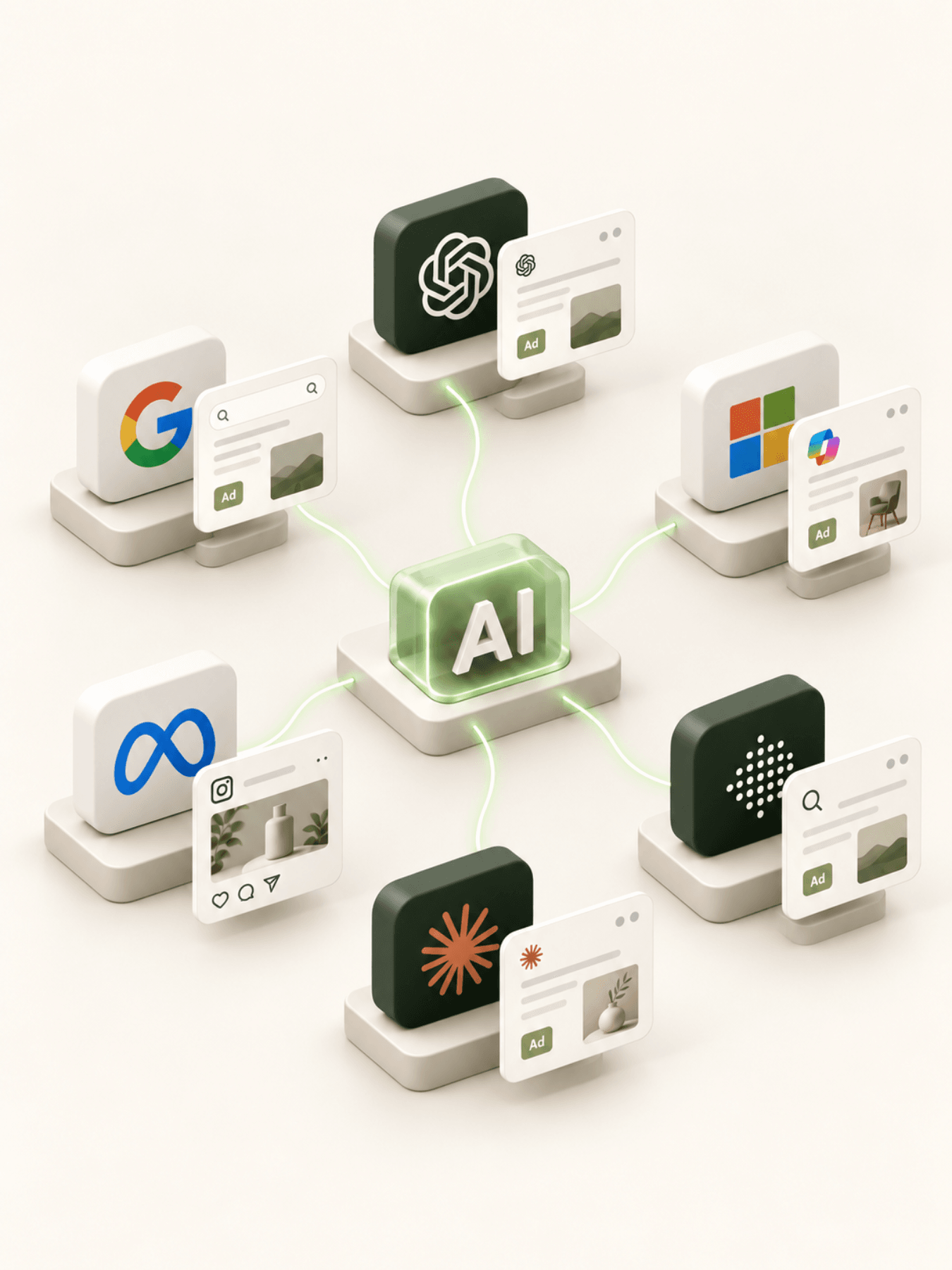 Adverteren via AI-platformen: ChatGPT, Google en Copilot